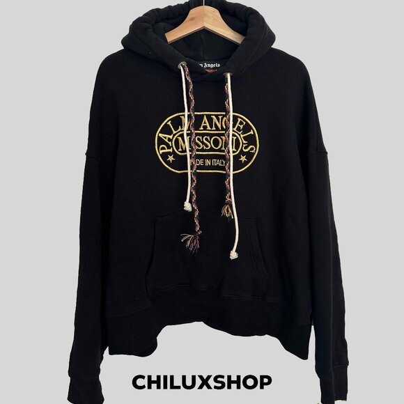 Palm Angels x Missoni Heritage logo-print relaxed hoodie - Picture 1 of 3